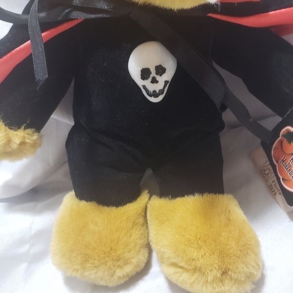 Fiesta Vampire Wizard Teddy Bear Plush Stuffed Animal 12-inch Halloween Has Tag - Picture 4 of 10
